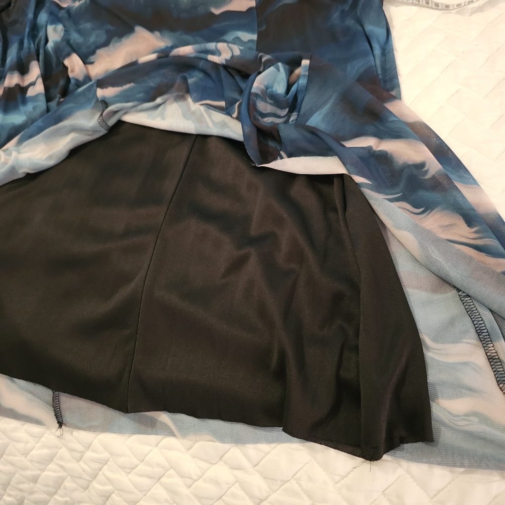 Anne Klein Paint Swirl Dress - Picture 8 of 9